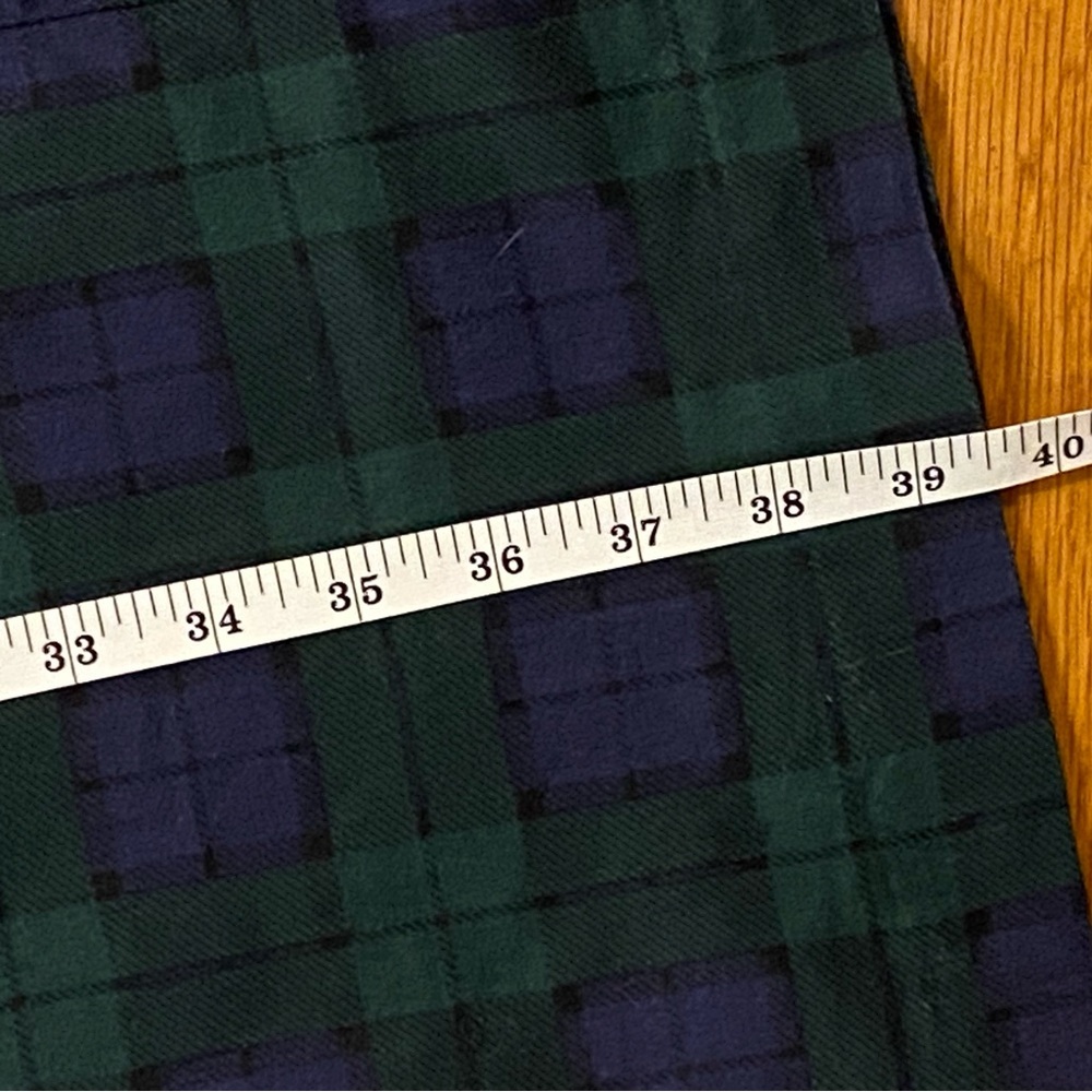 Plaid Green and Blue Croft and Barrow Pants - Picture 7 of 12